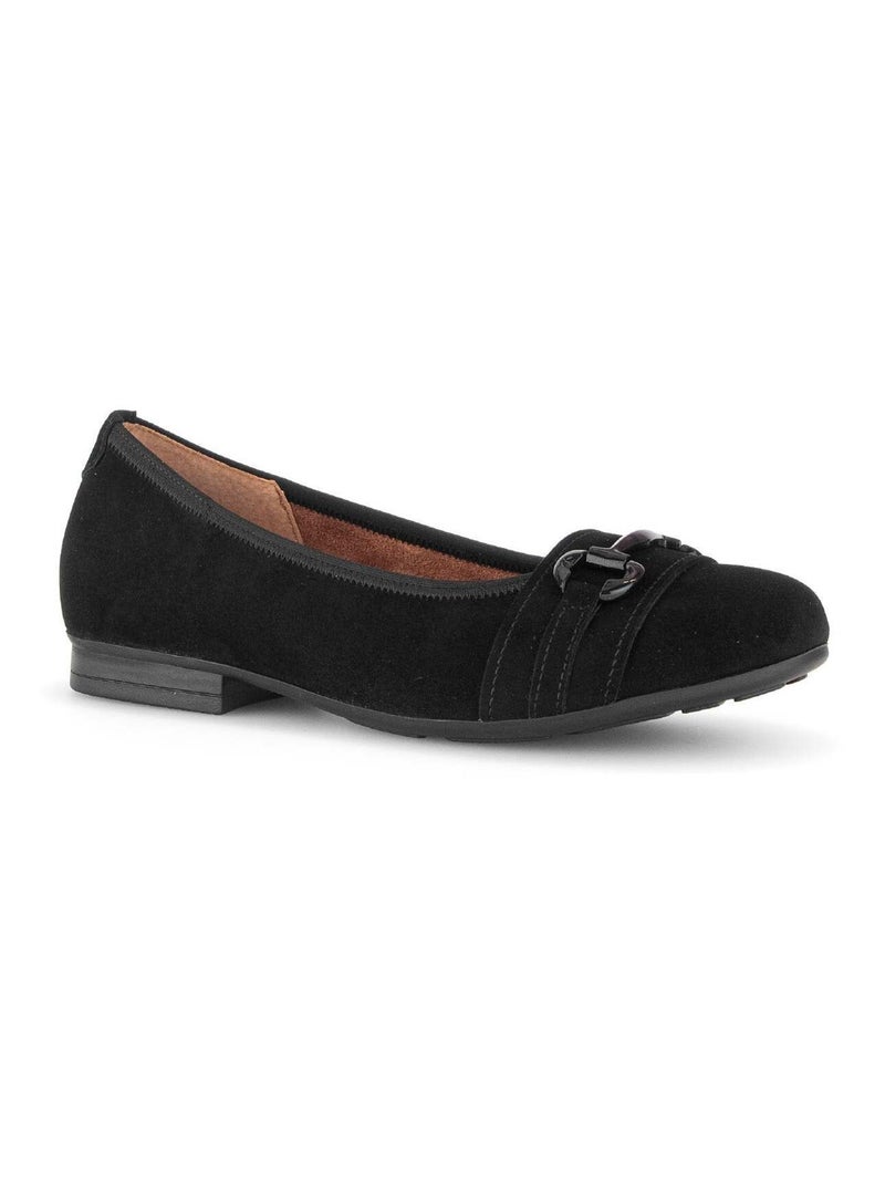 Ballerines  en velours Gabor Noir Noir - Kiabi