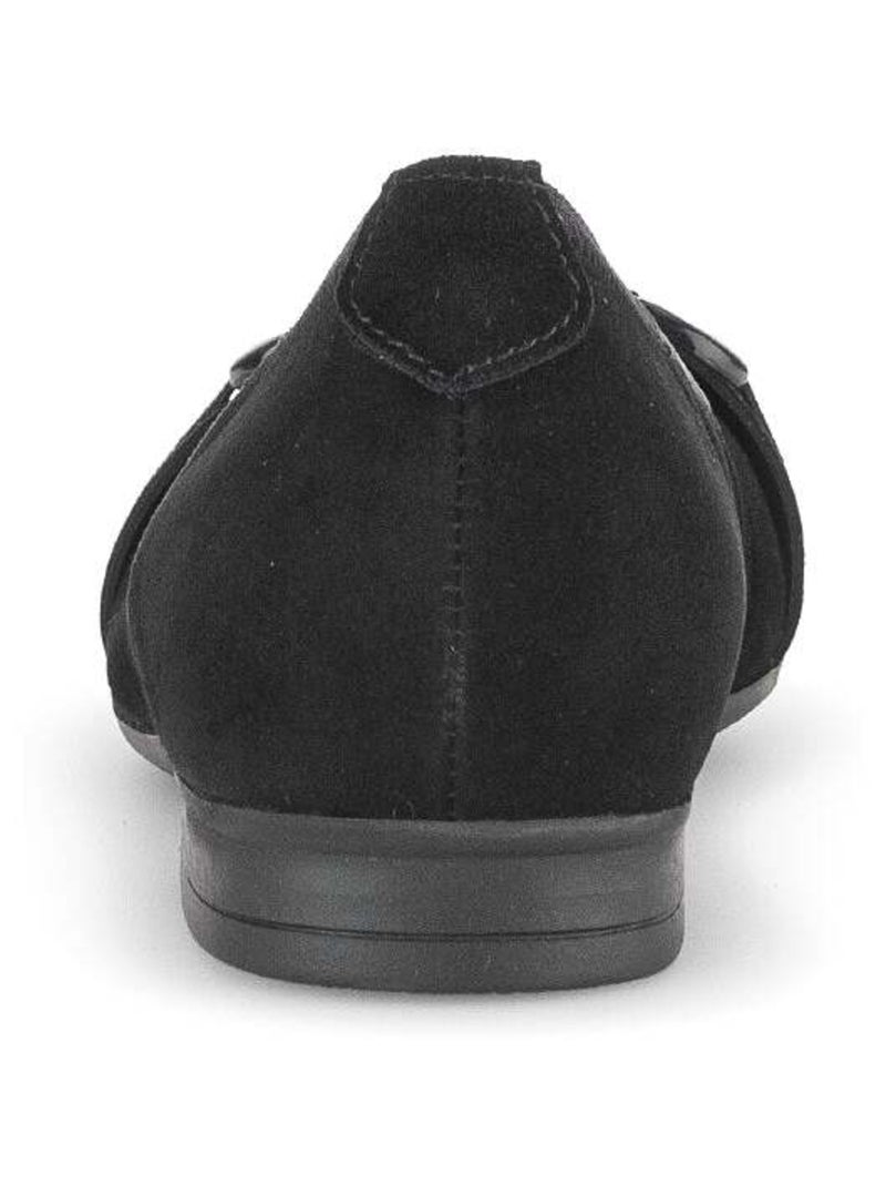 Ballerines  en velours Gabor Noir Noir - Kiabi
