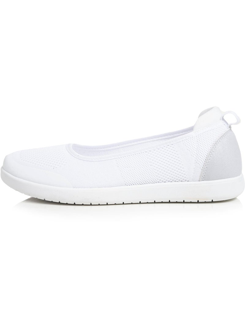 Ballerines facile à enfiler, semelle à mémoire forme, confortable et légère  Isotoner Blanc - Kiabi