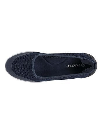 Ballerines facile à enfiler, semelle à mémoire forme, confortable et légère Isotoner