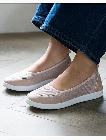 Ballerines facile à enfiler, semelle à mémoire forme, confortable et légère Isotoner