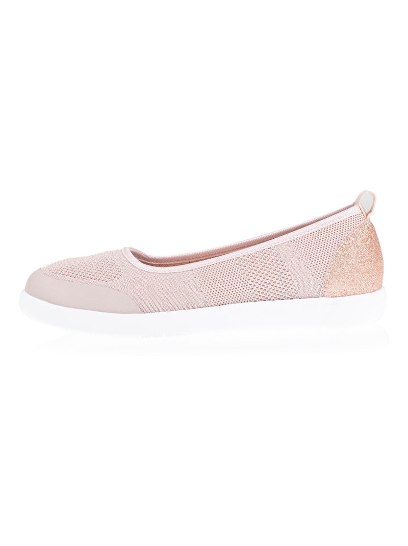 Ballerines facile à enfiler, semelle à mémoire forme, confortable et légère  Isotoner Rose clair - Kiabi