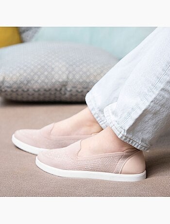 Ballerines facile à enfiler, semelle à mémoire forme,confortable et légère Isotoner