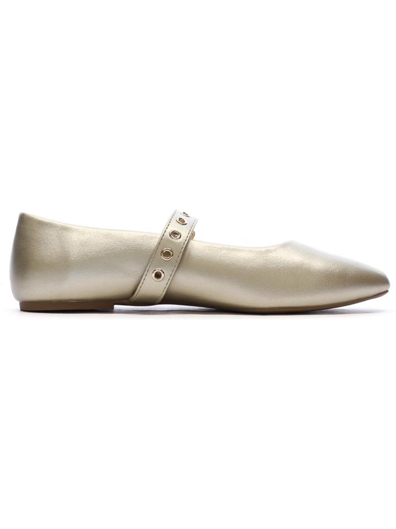 Ballerines femme Doré/or - Kiabi