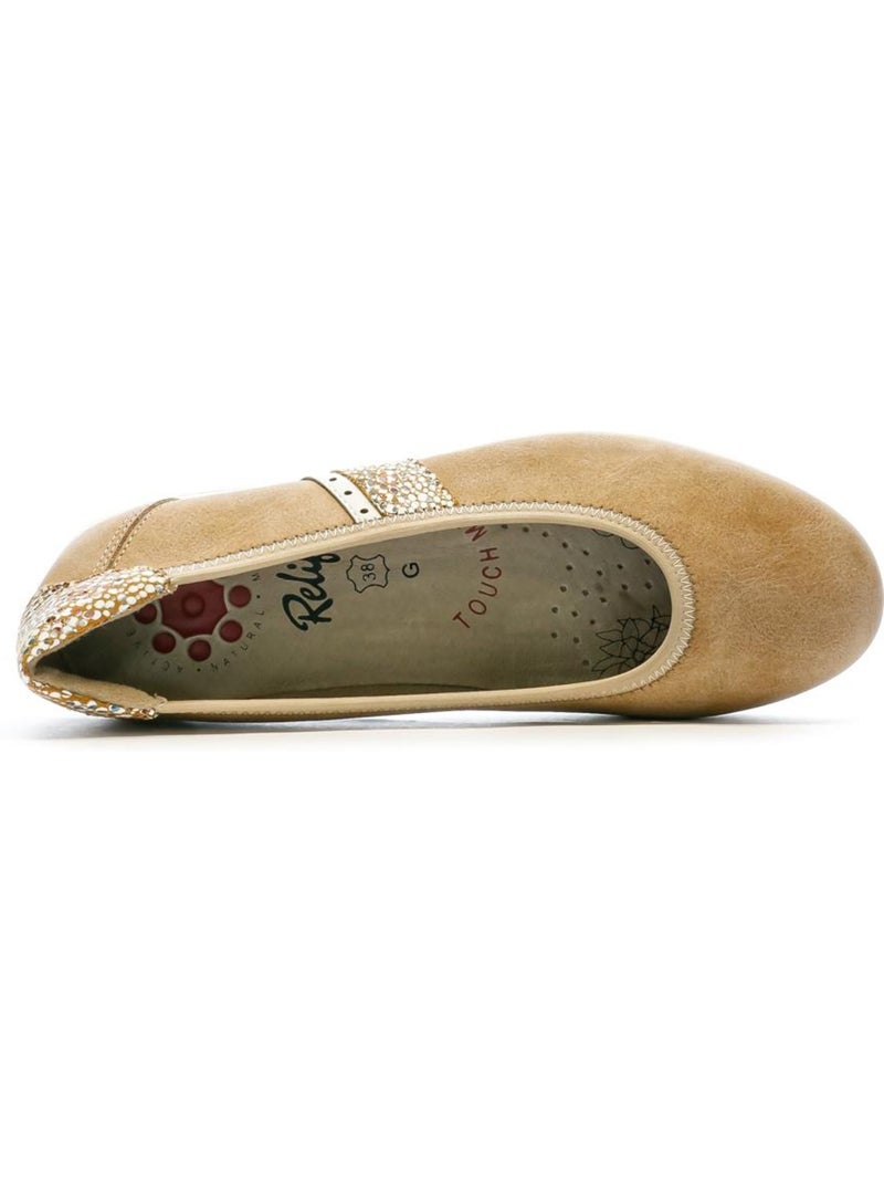 Ballerines femme relife Beige - Kiabi