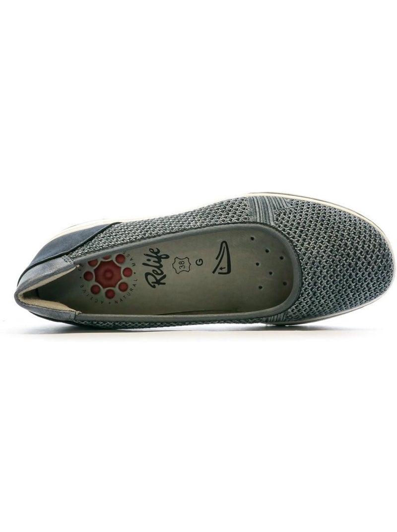 Ballerines femme relife Bleu - Kiabi