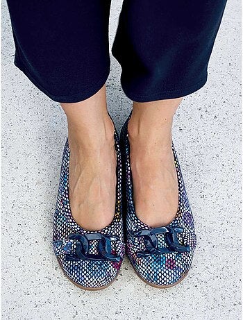 Ballerines femme tout cuir - PEDICONFORT