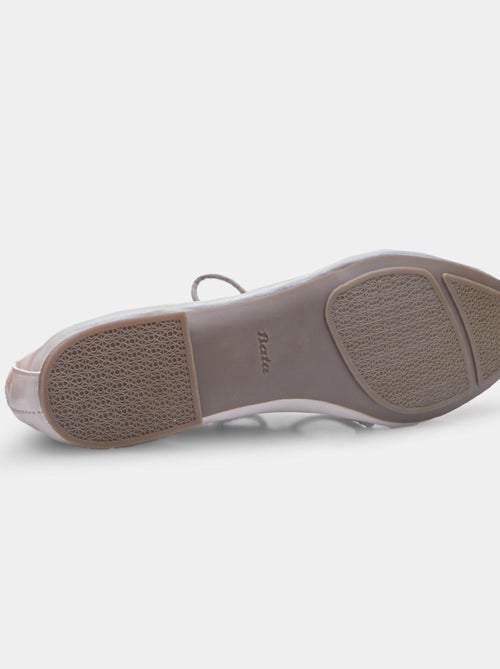 Ballerines froncées avec noeud BATA - Kiabi