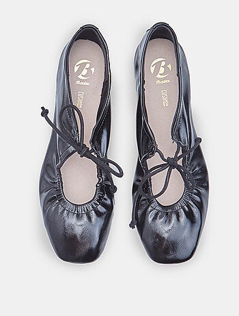 Ballerines froncées avec noeud BATA
