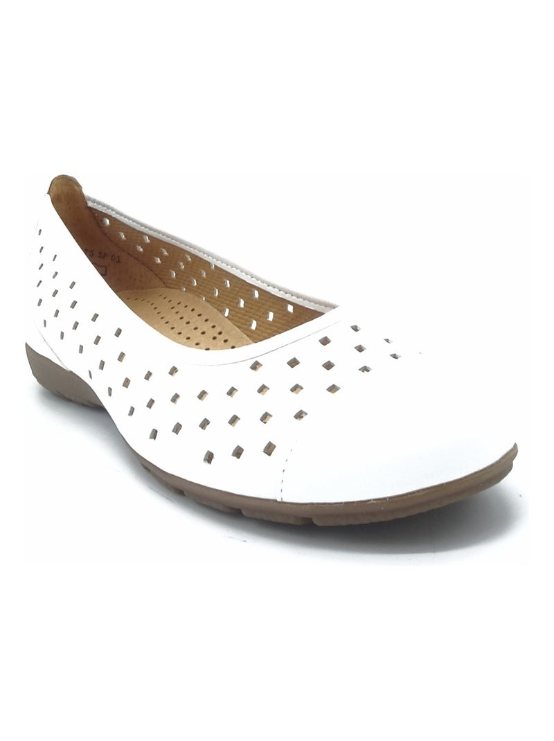 Ballerines Gabor Blanc Blanc - Kiabi