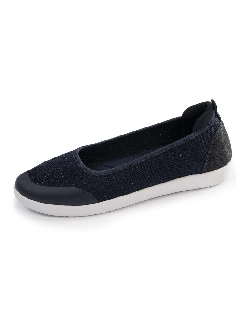 Ballerines   Isotoner Bleu foncé - Kiabi
