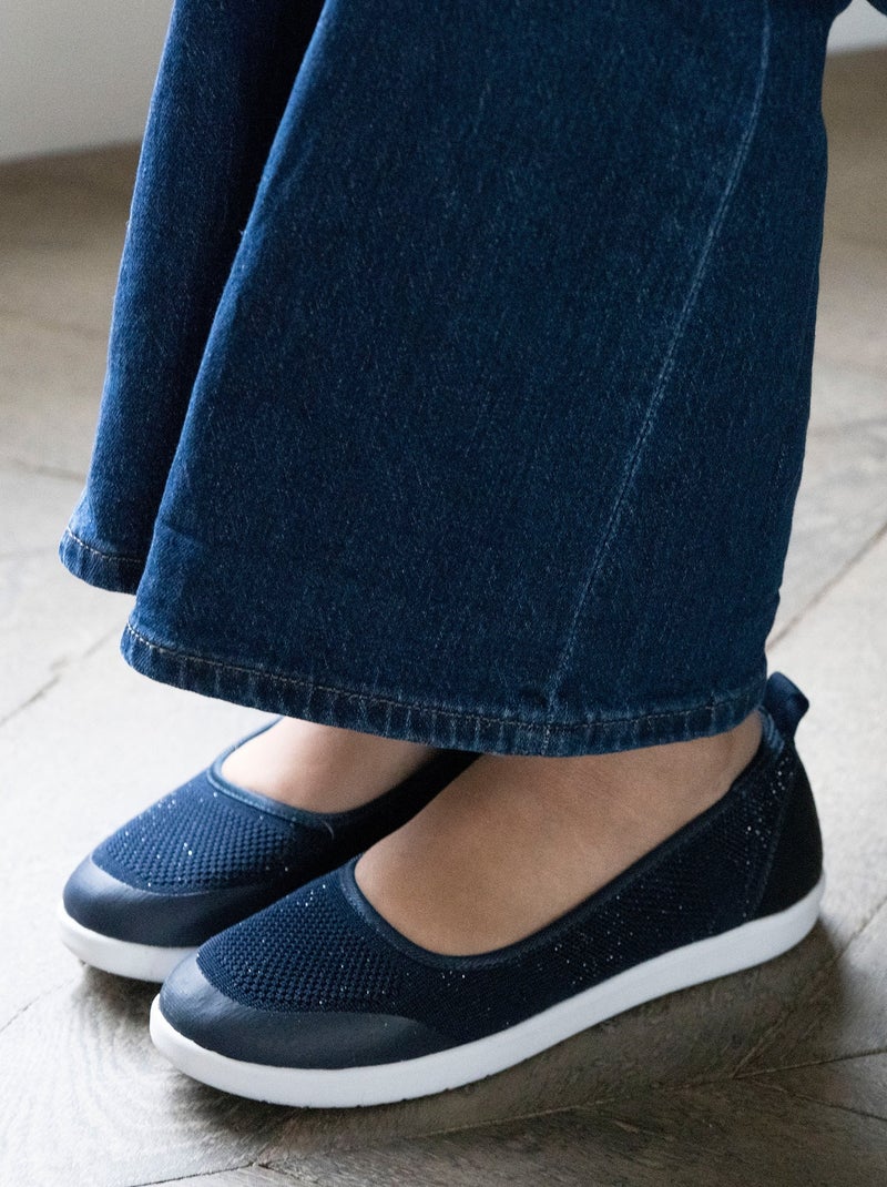 Ballerines   Isotoner Bleu foncé - Kiabi