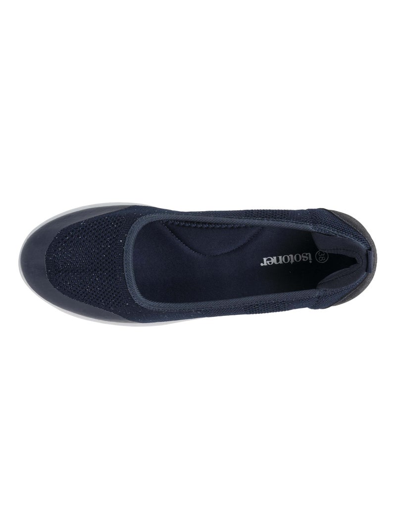 Ballerines   Isotoner Bleu foncé - Kiabi