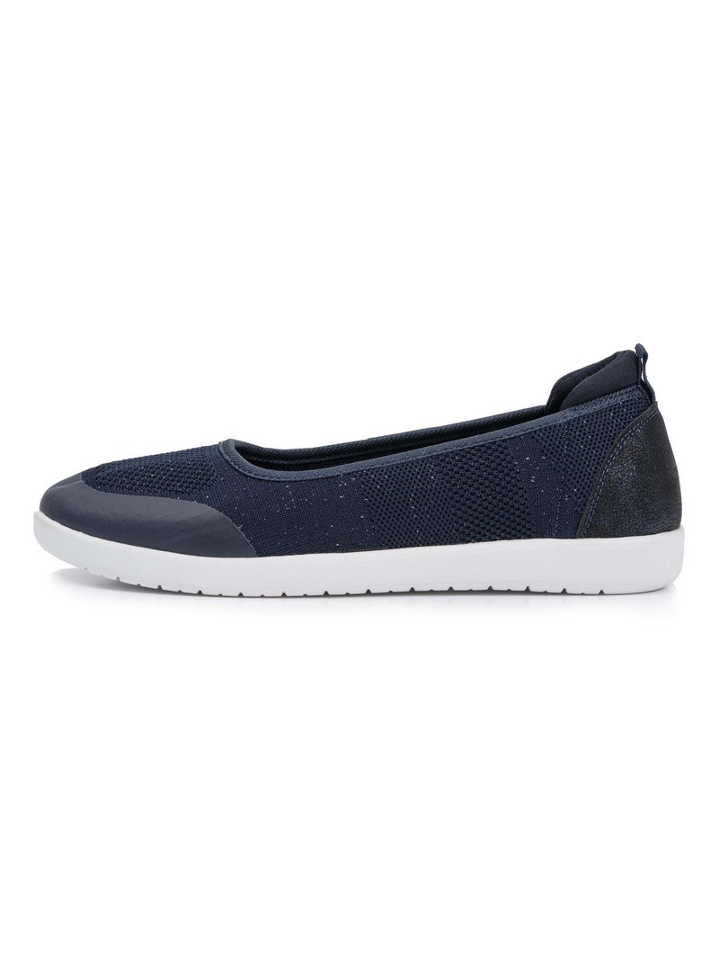 Ballerines   Isotoner Bleu foncé - Kiabi