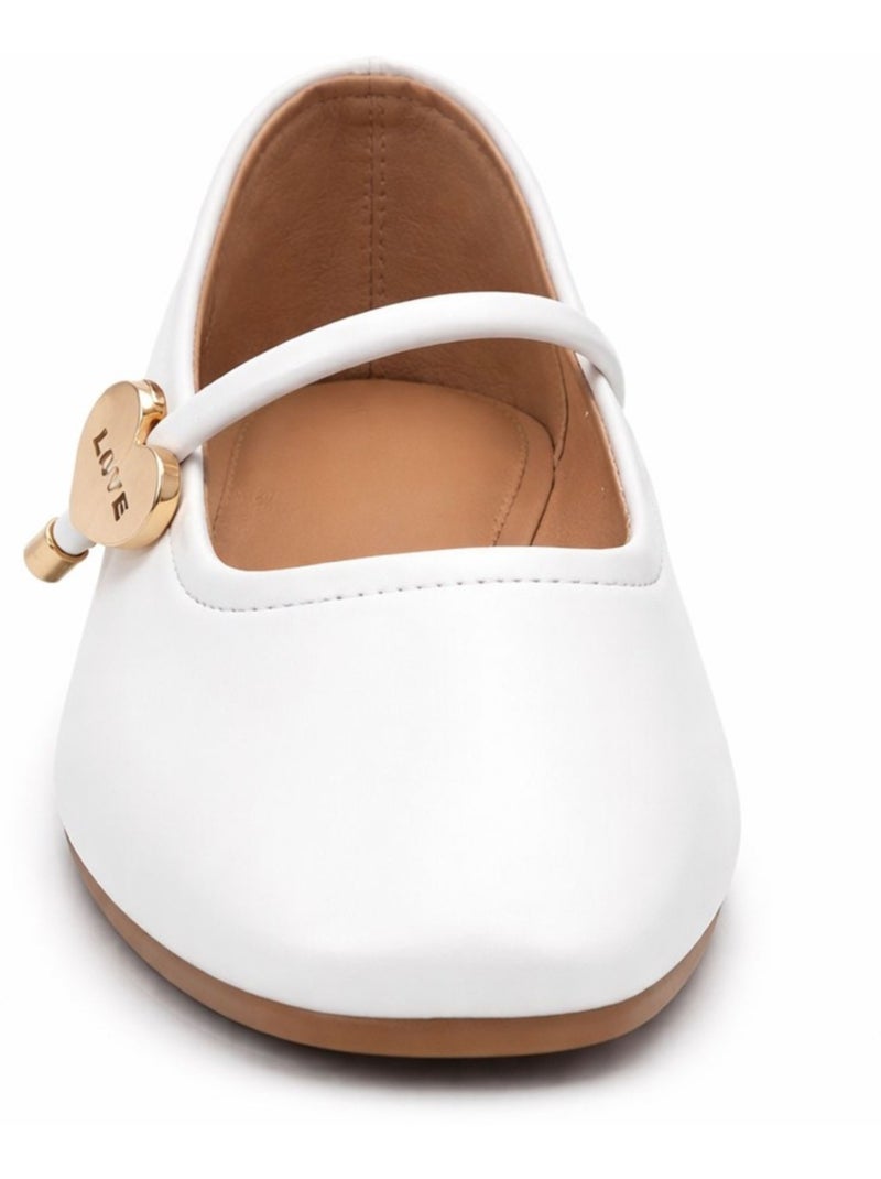 Ballerines Kebello Blanc - Kiabi