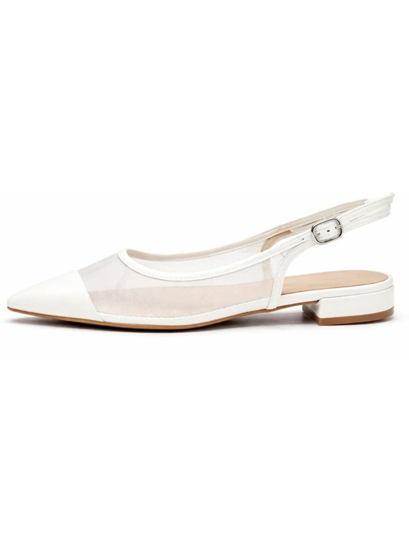 Ballerines Kebello Blanc - Kiabi