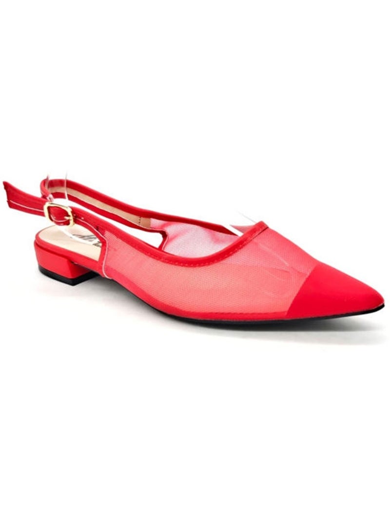 Ballerines Kebello Rouge - Kiabi