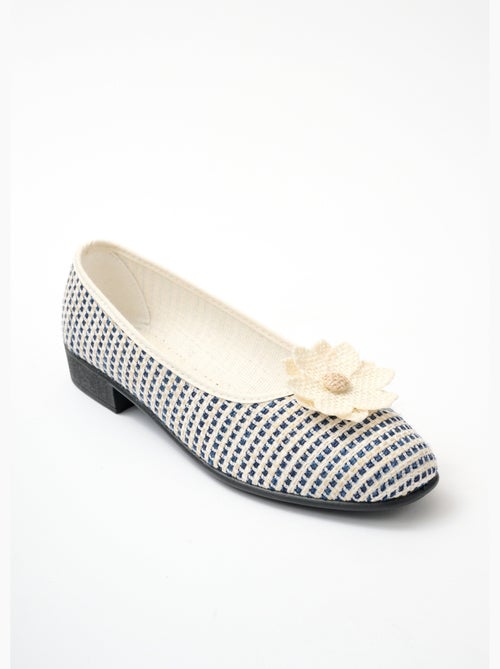 Ballerines largeur confort toile - Afibel - Kiabi