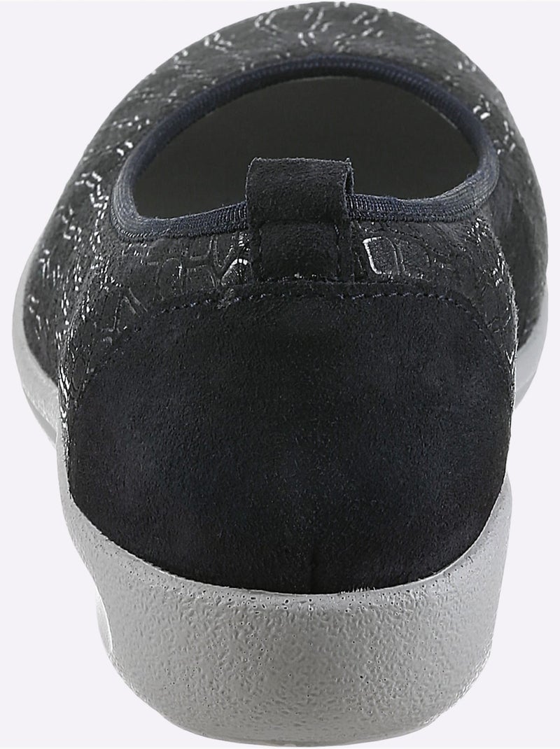 Ballerines largeur pied fort - taille standard - witt Bleu marine - Kiabi