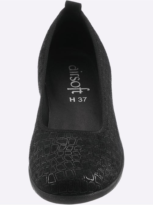 Ballerines largeur pied fort - taille standard - witt - Kiabi Ballerines largeur pied fort - taille standard - witt - Kiabi