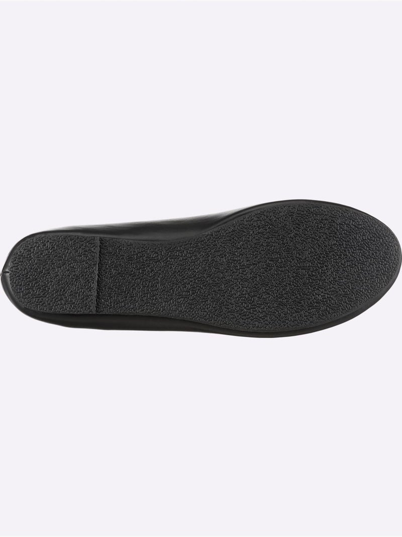 Ballerines Largeur Pied Normal - Taille Standard - Witt Noir - Kiabi