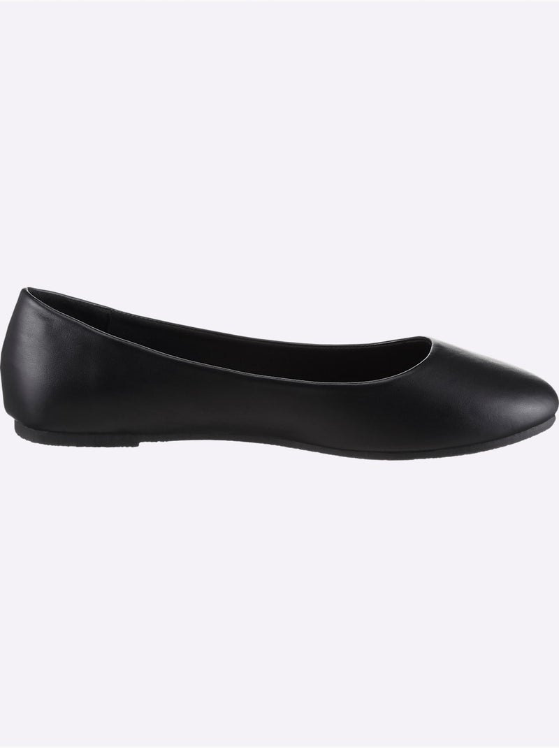 Ballerines Largeur Pied Normal - Taille Standard - Witt Noir - Kiabi