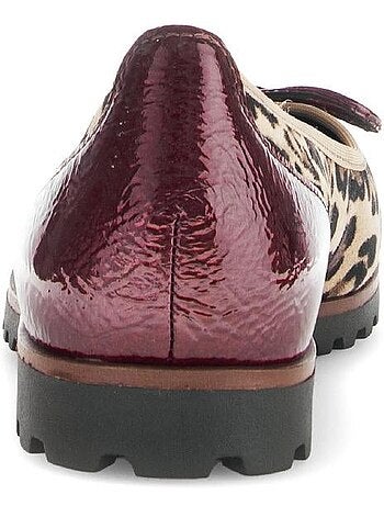 Ballerines léopard et en cuir