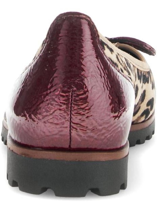 Ballerines léopard et  en cuir - Kiabi