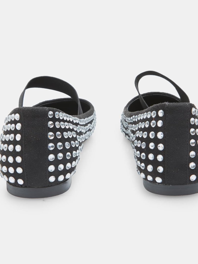 Ballerines Mary Jane avec strass BATA RED LABEL Argent - Kiabi