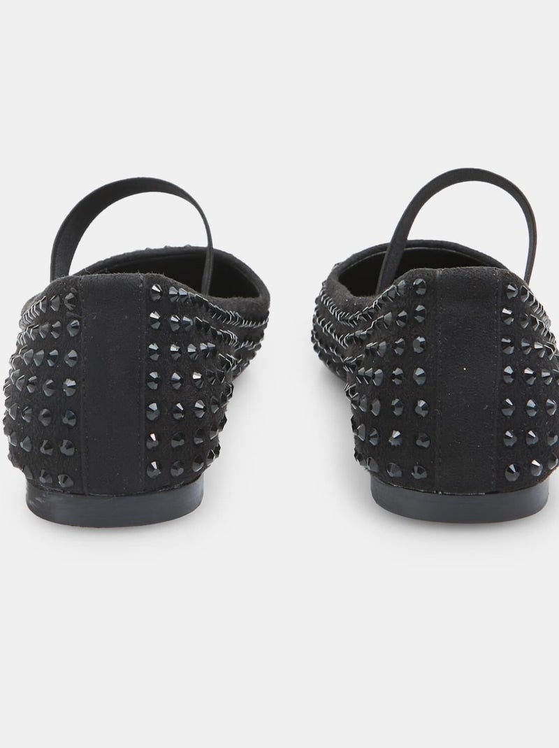 Ballerines Mary Jane avec strass BATA RED LABEL Noir - Kiabi