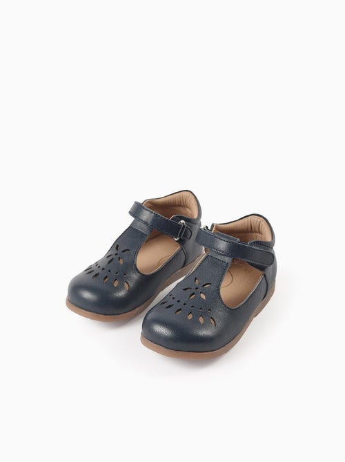 Ballerines Mary Jane en Cuir - Kiabi