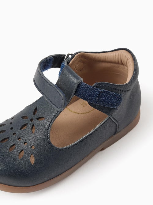 Ballerines Mary Jane en Cuir - Kiabi