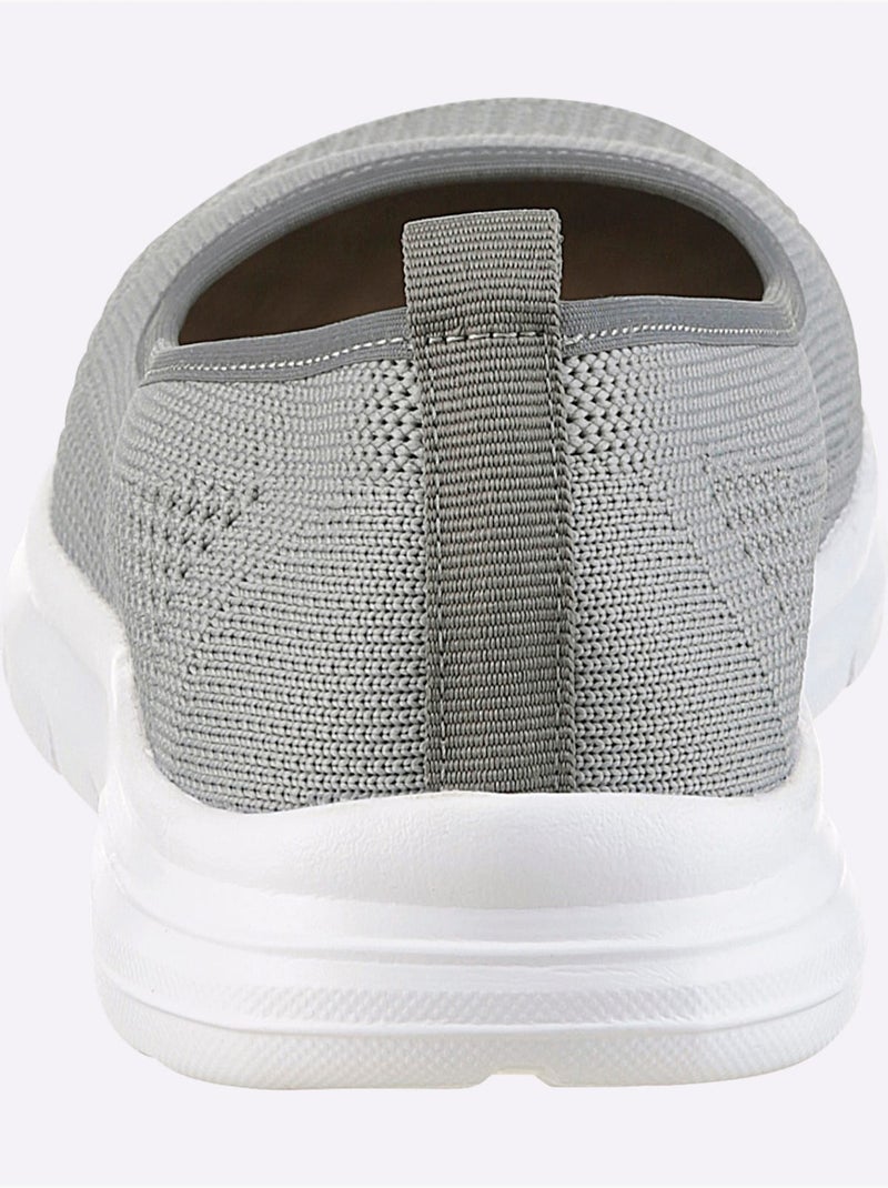 Ballerines Matière Textile Agréable à Porter - Taille Standard - Helline Gris - Kiabi