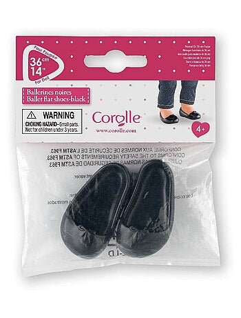 Ballerines Noires pour Poupée Ma Corolle