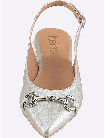 Ballerines Ouvertes à L'arrière De Fabrication Espagnole - Taille Standard - Helline