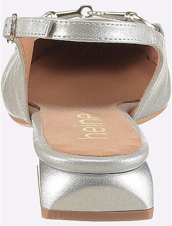 Ballerines Ouvertes à L'arrière De Fabrication Espagnole - Taille Standard - Helline