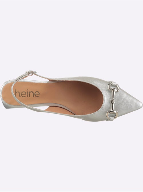 Ballerines Ouvertes à L'arrière De Fabrication Espagnole - Taille Standard - Helline - Kiabi Ballerines Ouvertes à L'arrière De Fabrication Espagnole - Taille Standard - Helline - Kiabi