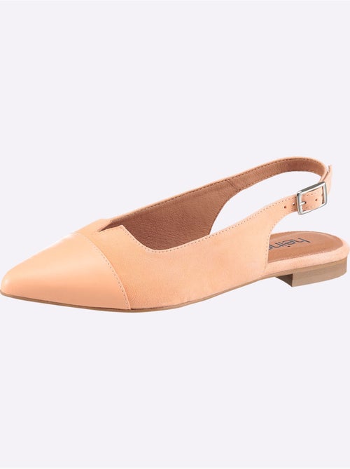 Ballerines Ouvertes à L'arrière De Fabrication Portugaise - Taille Standard - Helline - Kiabi