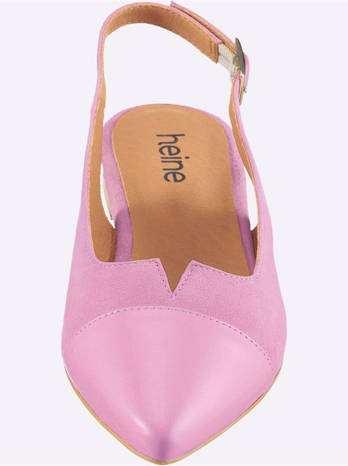 Ballerines Ouvertes à L'arrière De Fabrication Portugaise - Taille Standard - helline - Kiabi