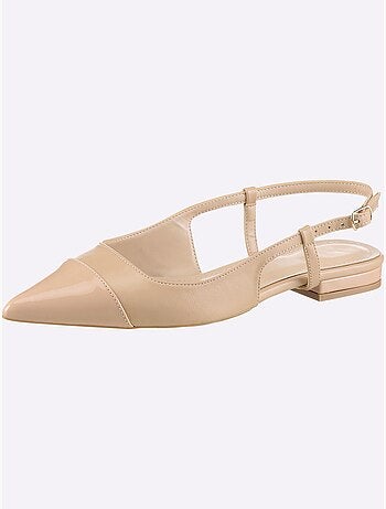 Ballerines Ouvertes à L'arrière Matière Synthétique - Taille Standard - Helline