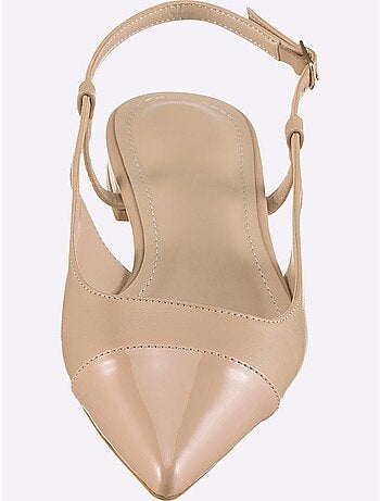 Ballerines Ouvertes à L'arrière Matière Synthétique - Taille Standard - Helline