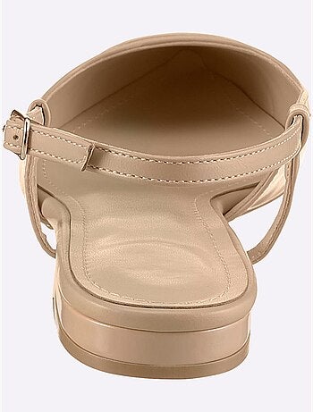 Ballerines Ouvertes à L'arrière Matière Synthétique - Taille Standard - Helline