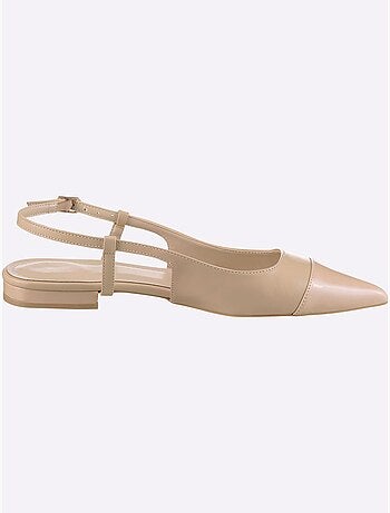 Ballerines Ouvertes à L'arrière Matière Synthétique - Taille Standard - Helline