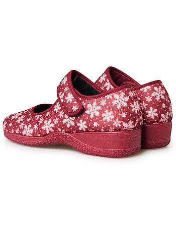 Ballerines pantoufles à scratch - PEDICONFORT
