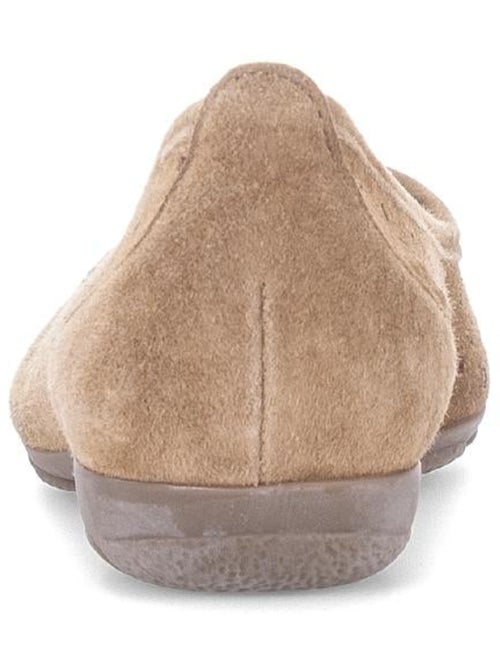 Ballerines perforées Cognac en Nubuck - Kiabi