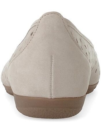 Ballerines perforées en Nubuck