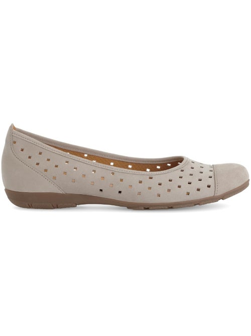 Ballerines perforées  en Nubuck - Kiabi