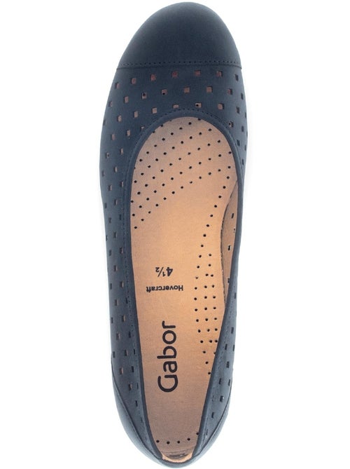 Ballerines perforées  en Nubuck - Kiabi