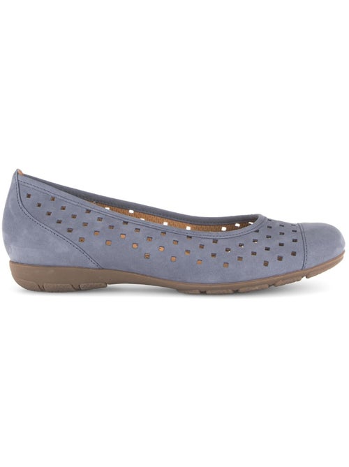 Ballerines perforées  en Nubuck - Kiabi