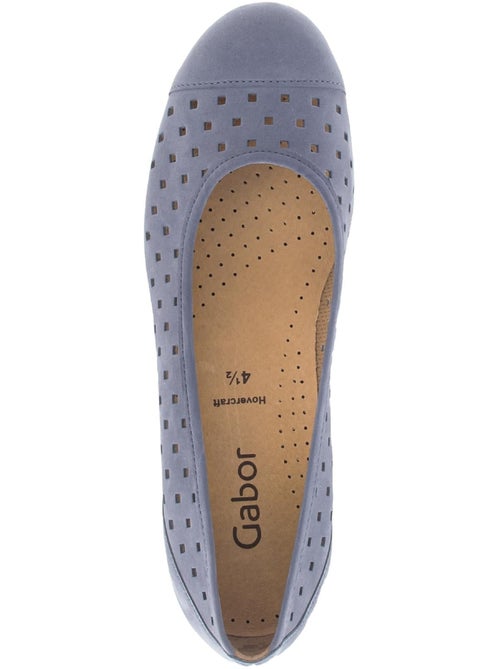 Ballerines perforées  en Nubuck - Kiabi